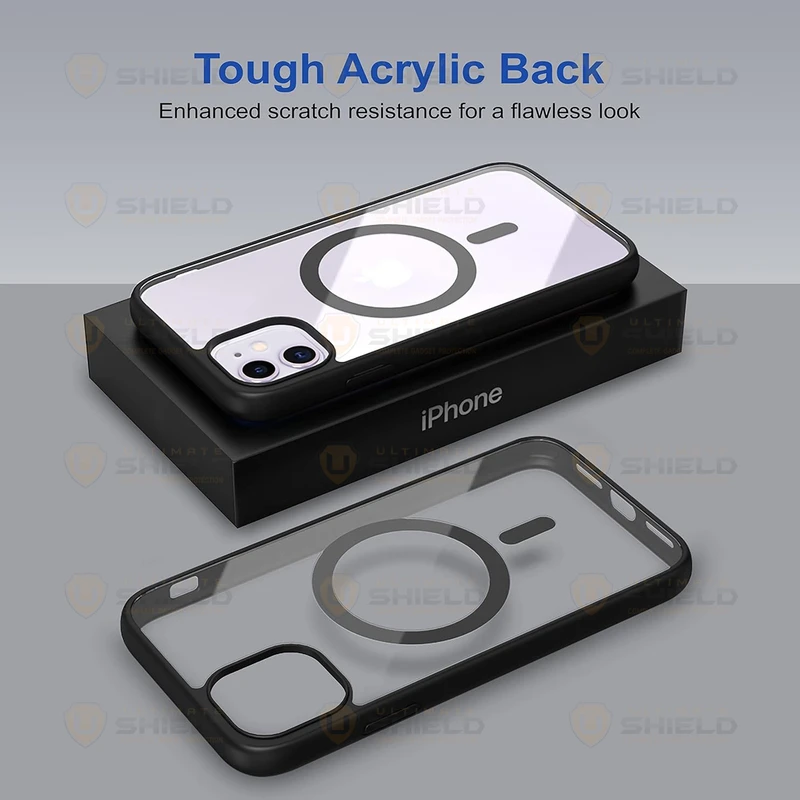 کاور آلتیمیت شیلد مدل Magsafe BRD Ring مناسب برای گوشی موبایل اپل iPhone 11 به همراه محافظ لنز