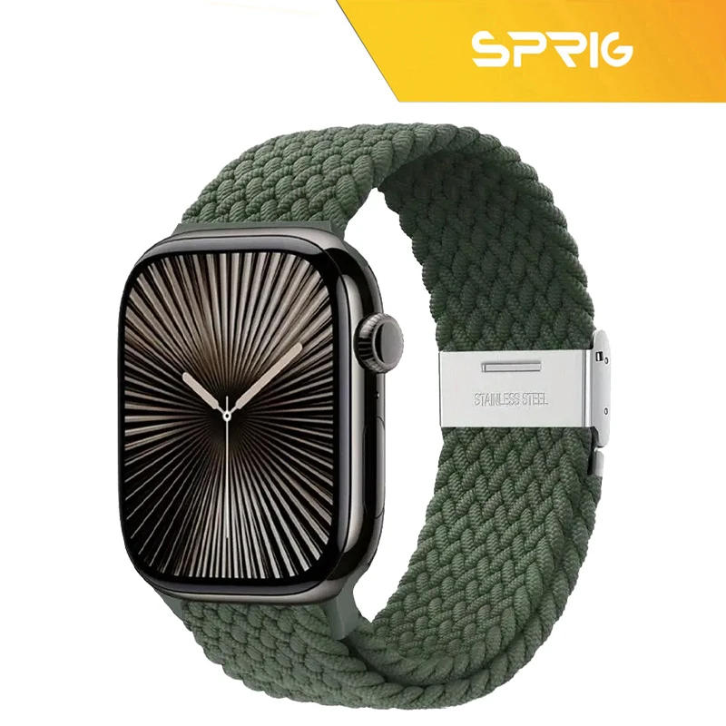 بند اسپریگ مدل Braided SGK مناسب برای اپل واچ Series 7 45mm