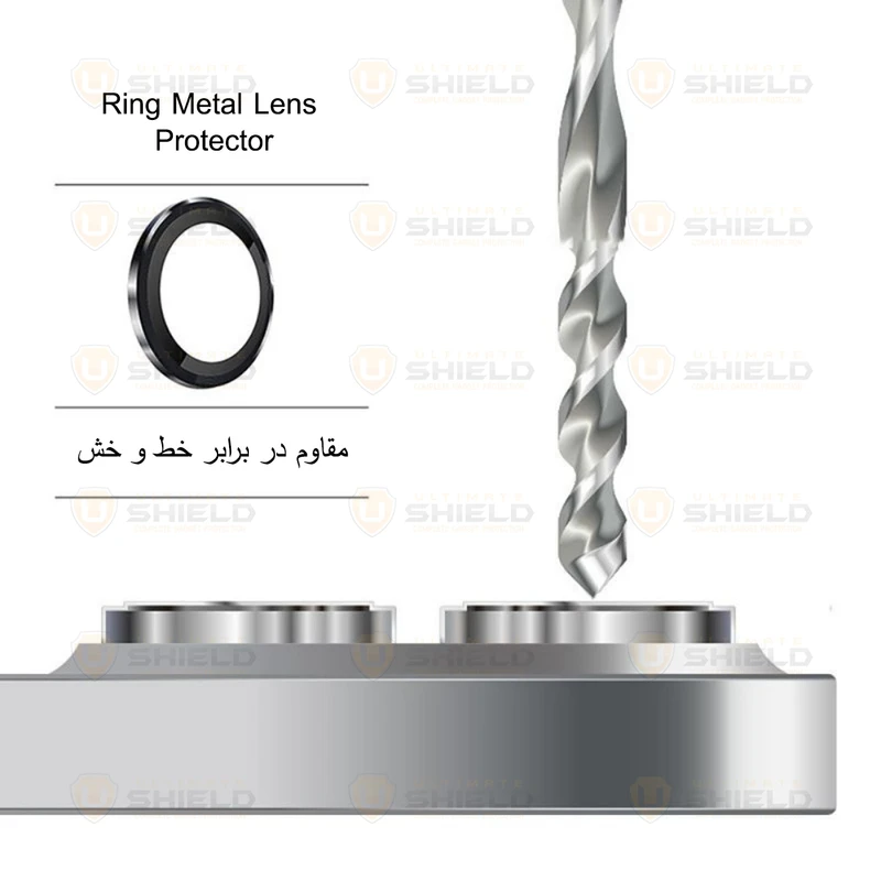 کاور آلتیمیت شیلد مدل Magsafe BRD Ring مناسب برای گوشی موبایل اپل iPhone 15 به همراه محافظ لنز دوربین