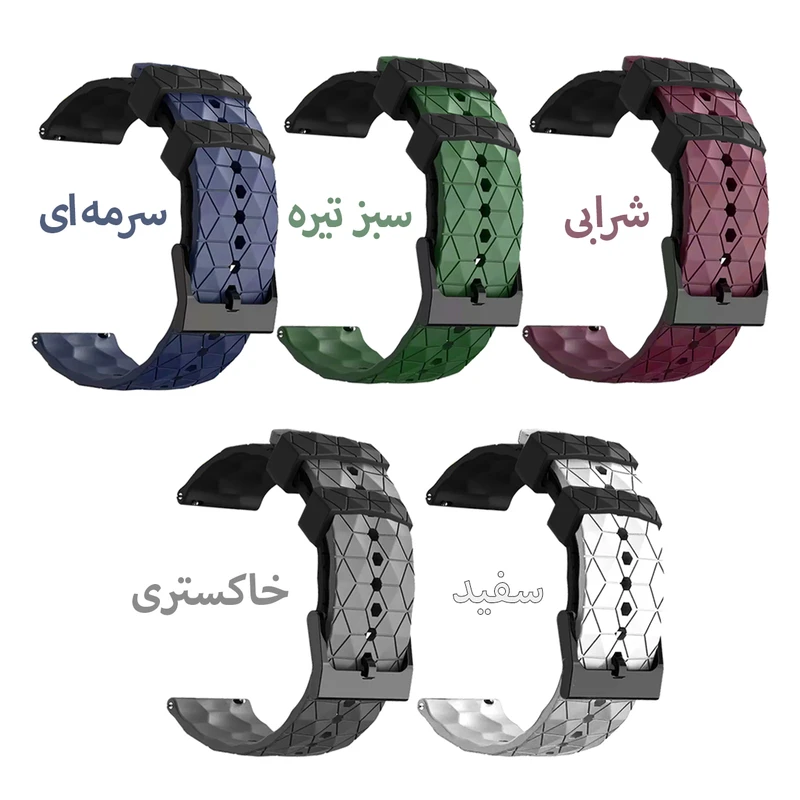 بند اسپریگ مدل Loz 2C TW مناسب برای ساعت هوشمند سامسونگ Galaxy Watch 3 45mm / Gear S3 Frontier / Gear S3 size 22mm