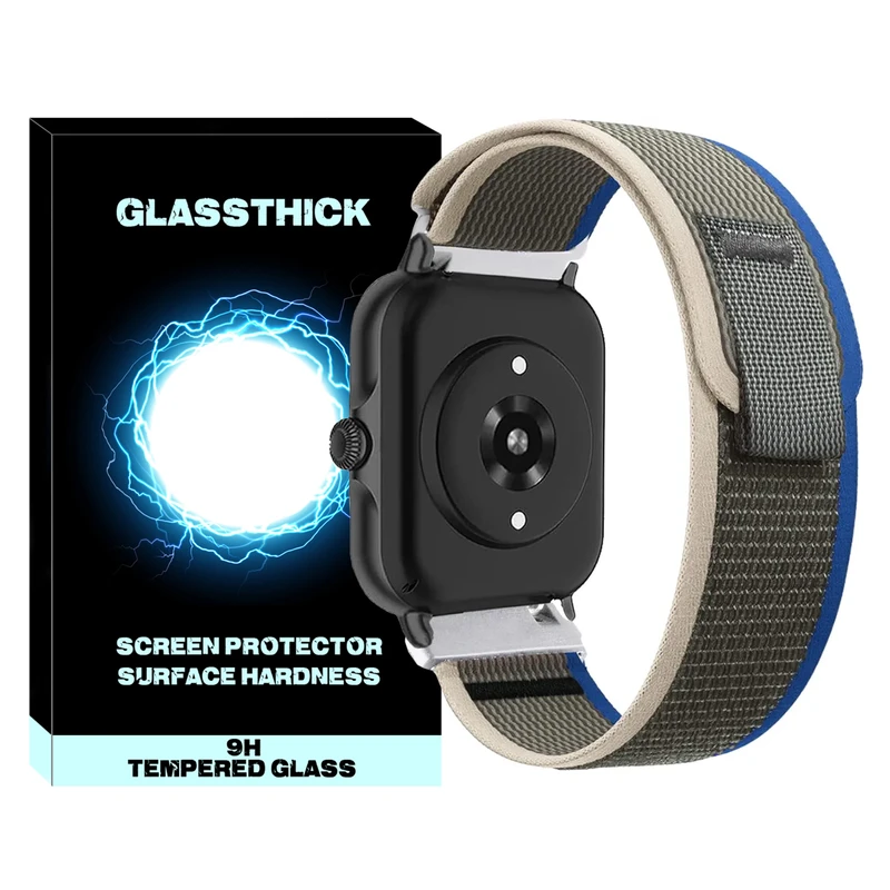 بند گلستیک مدل Trail Loop GL TW مناسب برای ساعت هوشمند کیو سی وای سایز 22 میلی متری GTC / GTS / GS / GT