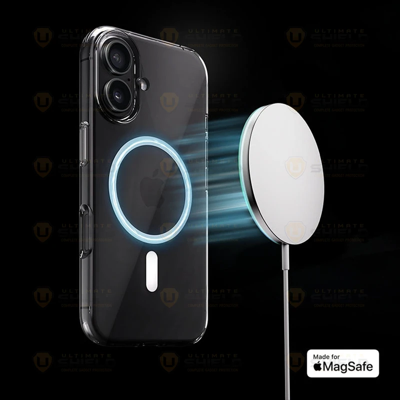 کاور آلتیمیت شیلد مدل Magsafe CLR Ring مناسب برای گوشی موبایل اپل iPhone 16 به همراه محافظ لنز دوربین