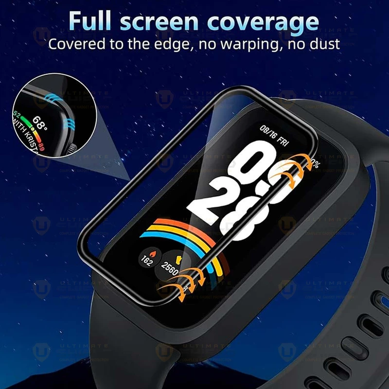 محافظ صفحه نمایش آلتیمیت شیلد مدل Nano Pmma مناسب برای ساعت هوشمند شیائومی Smart Band 9 Active