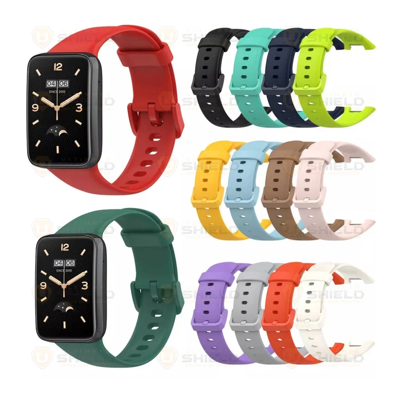 بند آلتیمیت شیلد مدل Silic Jelly Protection مناسب برای ساعت هوشمند شیائومی Mi Band 7 Pro به همراه کاور