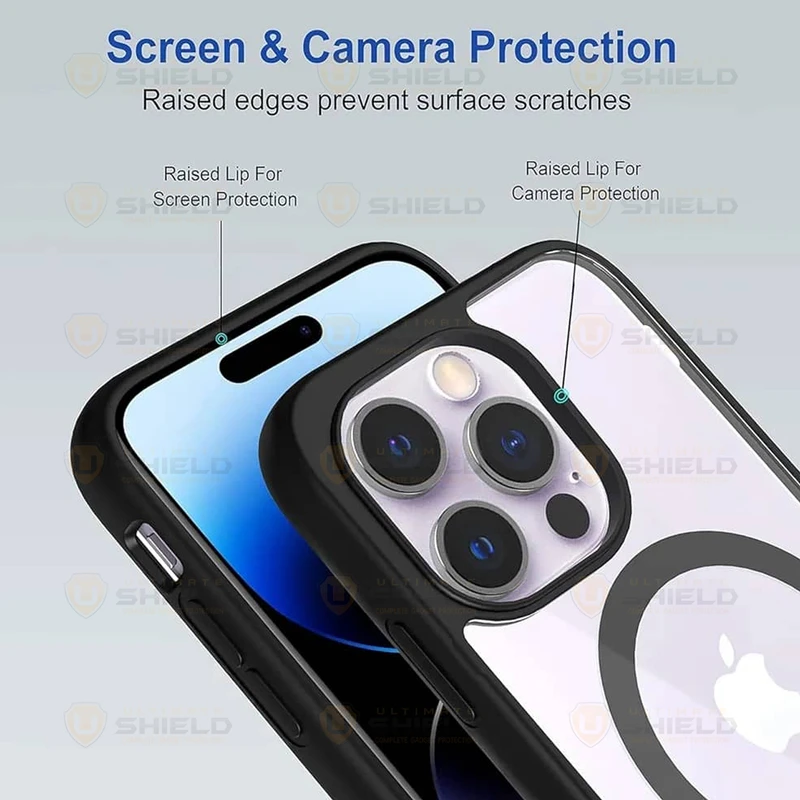 کاور آلتیمیت شیلد مدل Magsafe BRD Ring مناسب برای گوشی موبایل اپل iPhone 16 Pro Max به همراه محافظ لنز دوربین