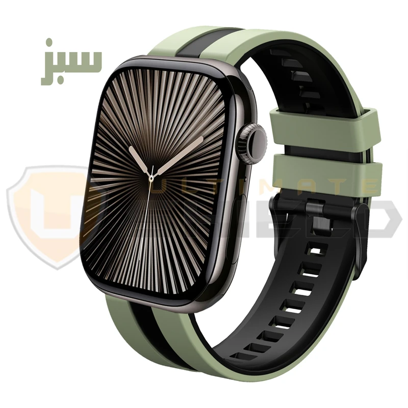 بند آلتیمیت شیلد مدل Grn Ferer مناسب برای اپل واچ سری Se/1/2/3/4/5/6/7/8/9 سایز 42/44/45 میلی متری