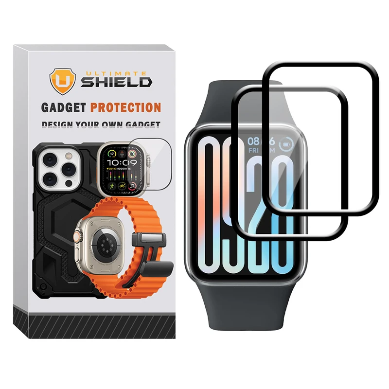 محافظ صفحه نمایش آلتیمیت شیلد مدل Nano Pmma مناسب برای ساعت هوشمند شیائومی Smart Band 9 Pro بسته دو عددی
