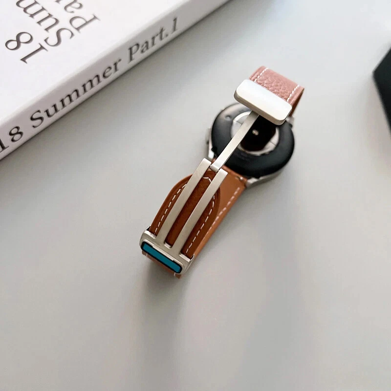 بند اسپریگ مدل MAG Leather TW مناسب برای ساعت هوشمند گلوریمی GX Race size 22mm