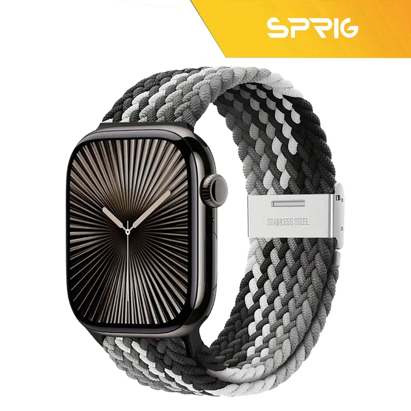 بند اسپریگ مدل Braided SGK مناسب برای اپل واچ سایز 38 / 40 / 41 میلی متری