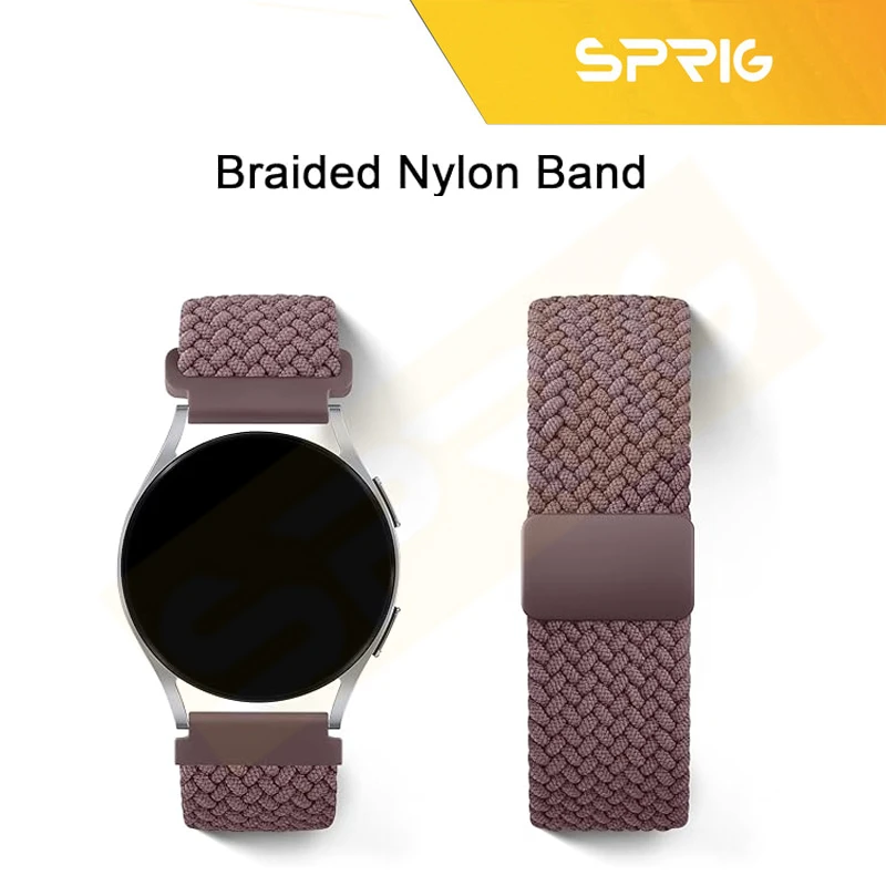 بند اسپریگ مدل Magnetic solo Braided TW مناسب برای ساعت هوشمند گلوریمی GX Race size 22mm