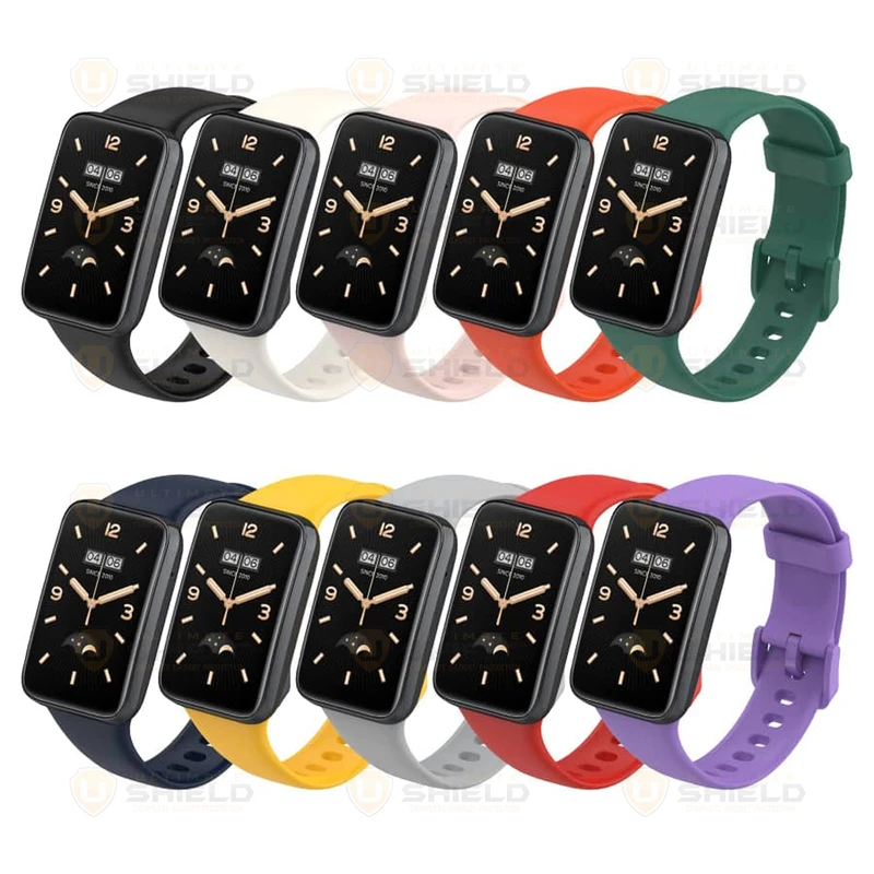 بند آلتیمیت شیلد مدل Silic Jelly Protection مناسب برای ساعت هوشمند شیائومی Mi Band 7 Pro به همراه کاور
