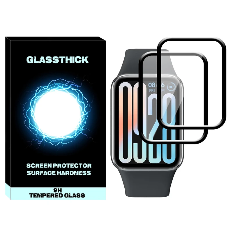 محافظ صفحه نمایش گلستیک مدل Nano Pmma GL مناسب برای ساعت هوشمند شیائومی Smart Band 9 Pro بسته دو عددی