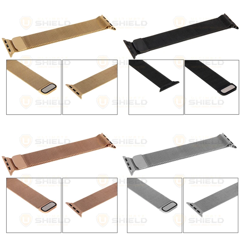 بند آلتیمیت شیلد مدل MilanStrap مناسب برای اپل واچ سری Se/1/2/3/4/5/6/7/8/9/10/Ultra/Ultra2 سایز 42/44/45/46/49mm