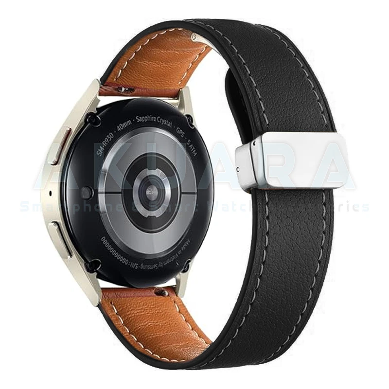 بند آکوآرا مدل Leathery Magnet AK مناسب برای ساعت هوشمند شیائومی S1 / S1 Active / S2 / Mi Watch XMWTCL02 / Mi Watch Color 2 / Mi Watch Color