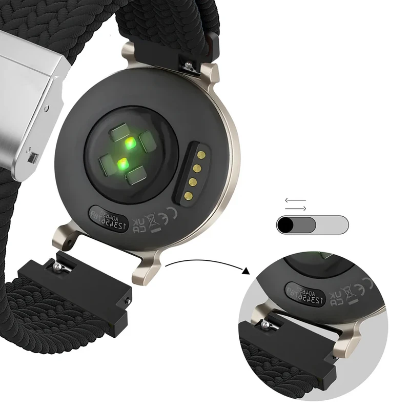 بند اسپریگ مدل Braided SGK TW مناسب برای ساعت هوشمند سامسونگ Galaxy Watch 3 45mm / Gear S3 Frontier / Gear S3 classic size 22mm