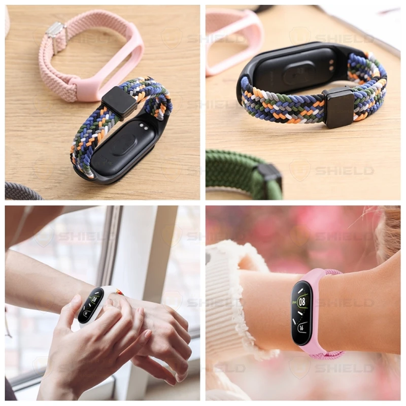 بند آلتیمیت شیلد مدل Magnetic Mi Braided مناسب برای ساعت هوشمند شیائومی Mi band 7