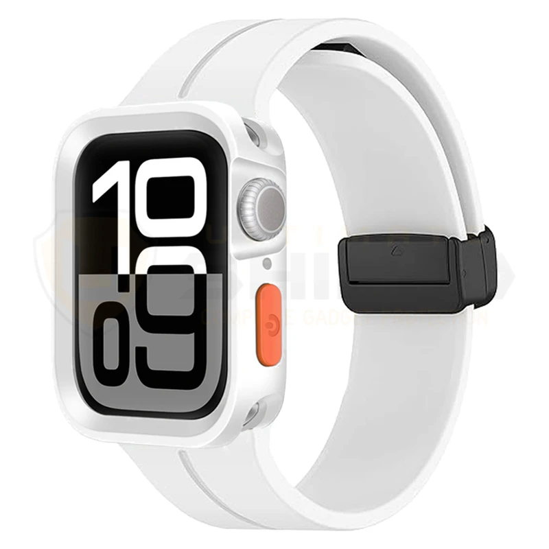 بند آلتیمیت شیلد مدل SIC Mag Defender مناسب برای اپل واچ سری 8/9 سایز 41mm به همراه کاور