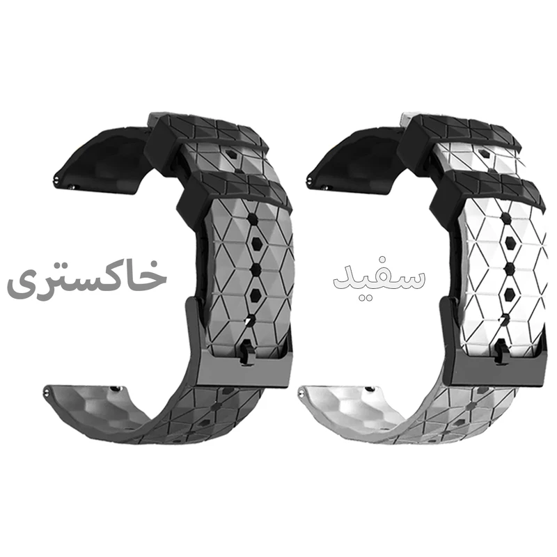بند اسپریگ مدل Loz 2C مناسب برای ساعت هوشمند آمازفیت GTS / GTS 2 / GTS 2 Mini / GTS 3 size 20mm