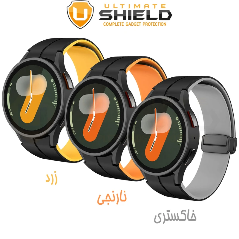 بند آلتیمیت شیلد مدل ORG-MAG-BK2C مناسب برای ساعت هوشمند سامسونگ Galaxy Watch 6 Classic 47mm