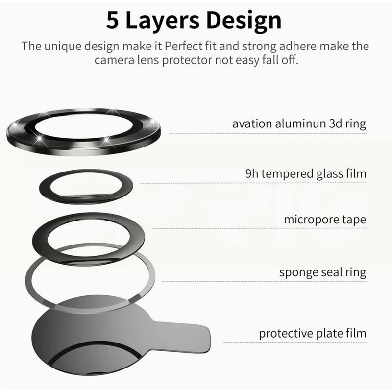 کاور اسپریگ مدل MagSafe-Ring مناسب برای گوشی موبایل اپل iPhone 16 Pro Max به همراه محافظ لنز دوربین