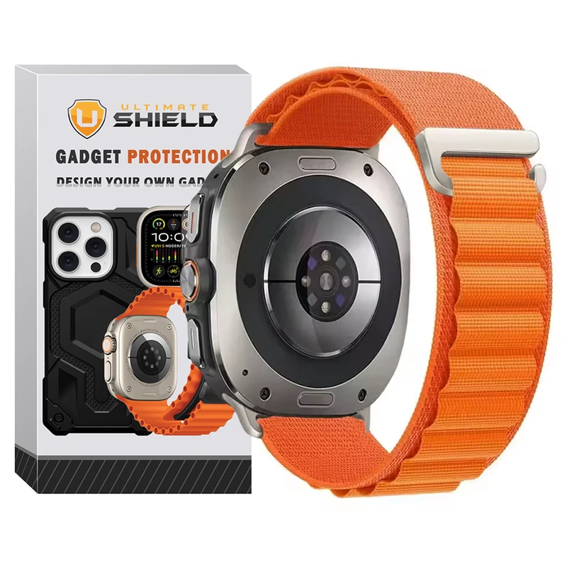 بند آلتیمیت شیلد مدل Alpine NV8 SL مناسب برای ساعت هوشمند سامسونگ Galaxy Watch 8 40mm