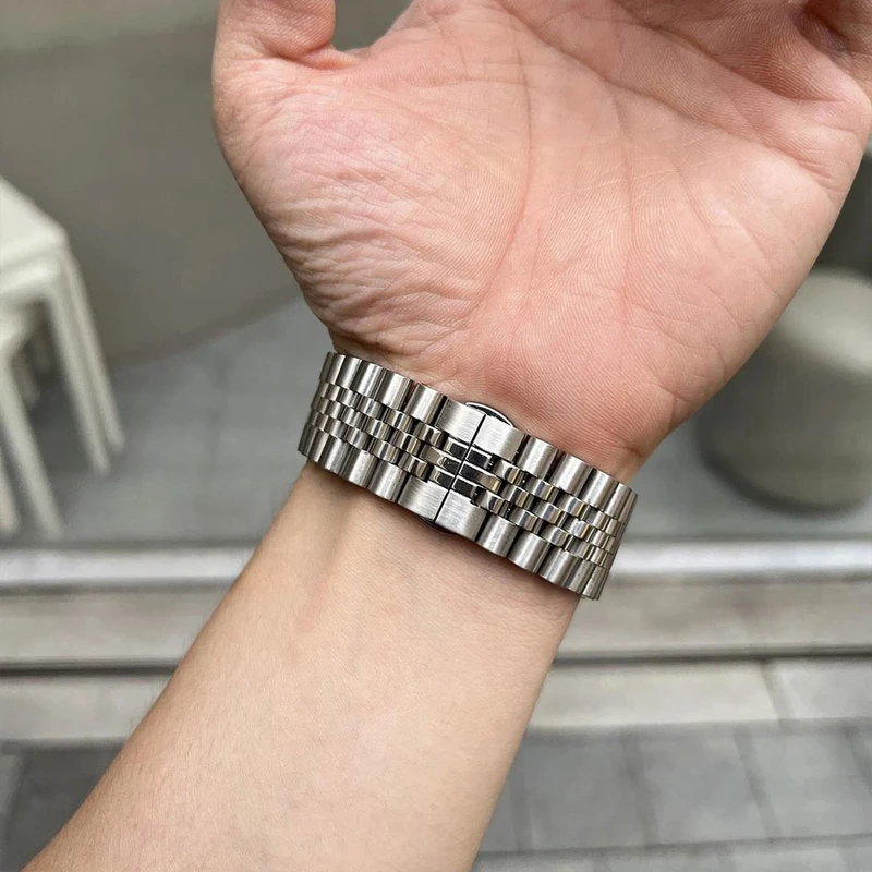 بند آکوآرا مدل 5Bead مناسب برای ساعت هوشمند سامسونگ Galaxy Watch 8 Classic 46mm