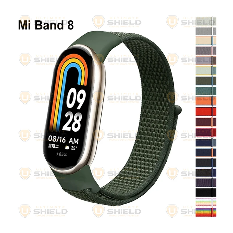 بند آلتیمیت شیلد مدل Nylon Stick مناسب برای ساعت هوشمند شیائومی Mi band 8/9/10