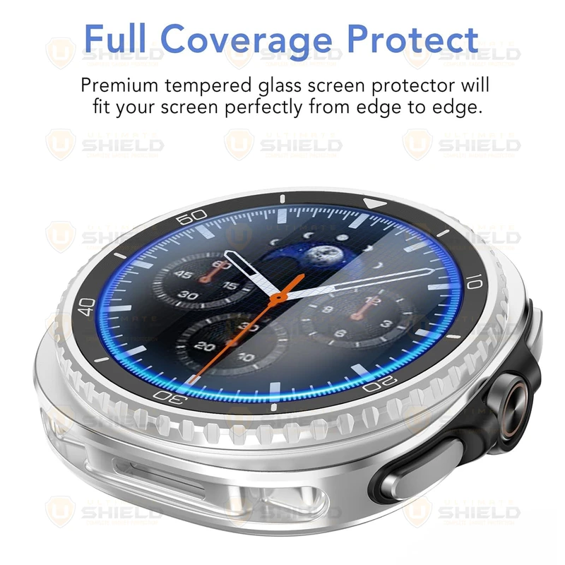 محافظ صفحه نمایش آلتیمیت شیلد مدل Nano Pmma مناسب برای ساعت هوشمند سامسونگ Galaxy Watch 8 Classic 46mm بسته سه عددی