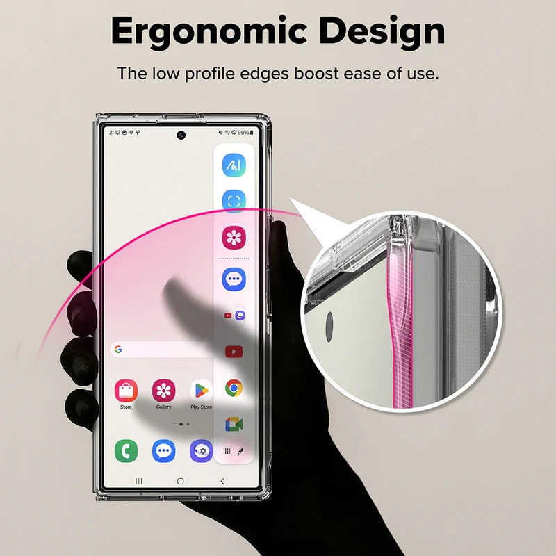 کاور آکوآرا مدل MagSafe مناسب برای گوشی موبایل سامسونگ Galaxy Z Fold 7