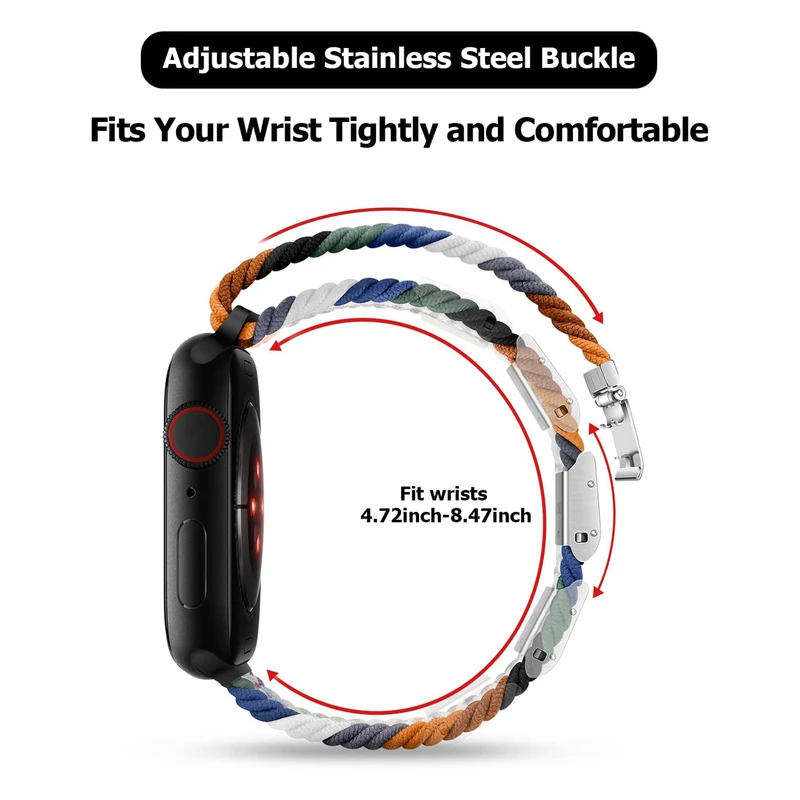 بند اسپریگ مدل Braided SGK مناسب برای ساعت هوشمند سامسونگ Galaxy Watch 7 Ultra 47mm