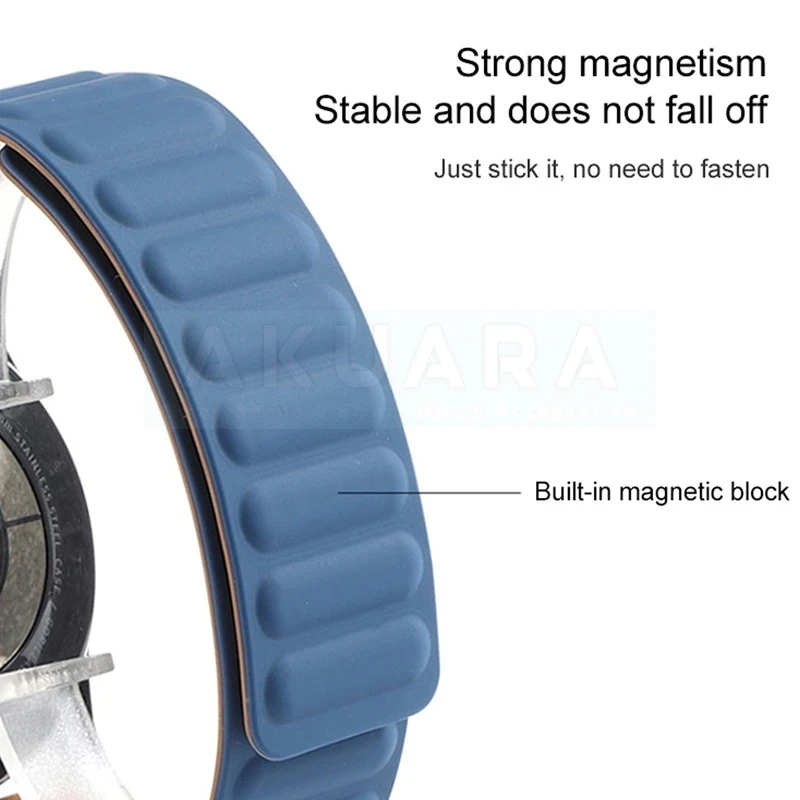 بند آکوآرا مدل Loop Magnet مناسب برای ساعت هوشمند سامسونگ Galaxy watch 5 40mm / watch 5 44mm / watch 5 pro 45mm
