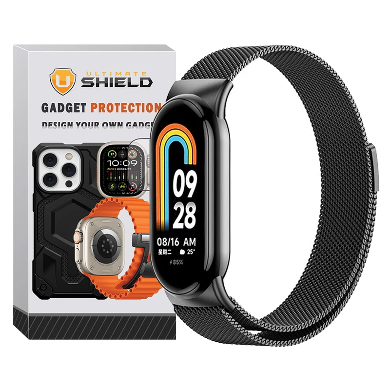 بند آلتیمیت شیلد مدل Milanese UL مناسب برای ساعت هوشمند شیائومی Mi Band 8/9/10