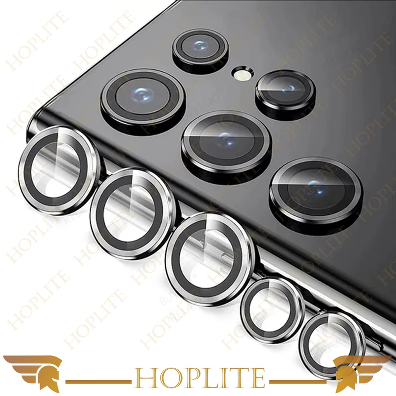 محافظ لنز دوربین هاپلایت مدل Ring-Metal-HL مناسب برای گوشی موبایل سامسونگ Galaxy S24 Ultra