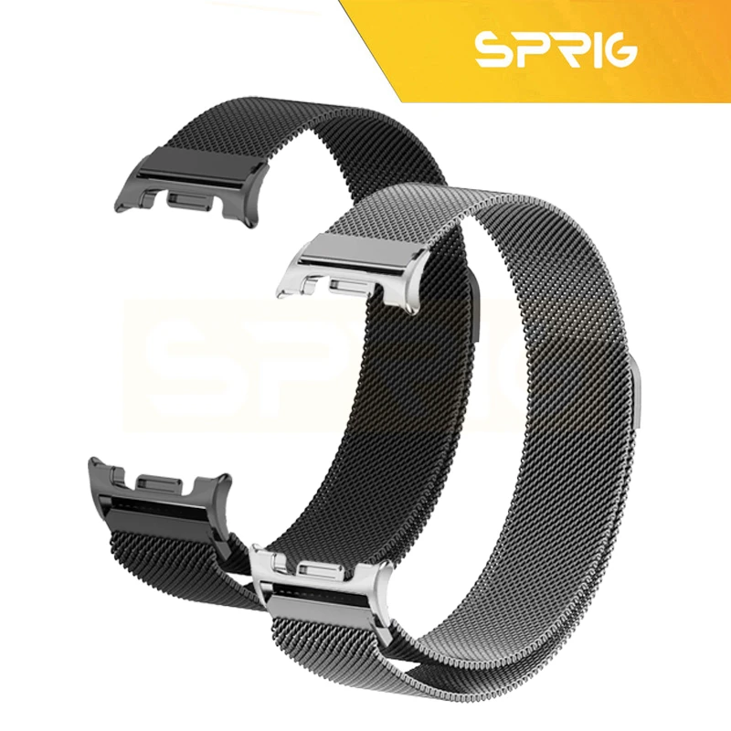 بند اسپریگ مدل Milanese W8 مناسب برای ساعت هوشمند سامسونگ Galaxy Watch 8 40mm / 8 44mm / 8 Classic 46mm
