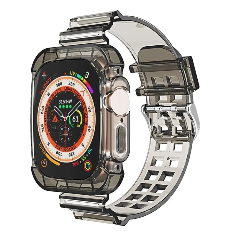 بند هاپلایت مدل Transparent Shock HL مناسب برای اپل واچ Ultra / Ultra 2 49mm