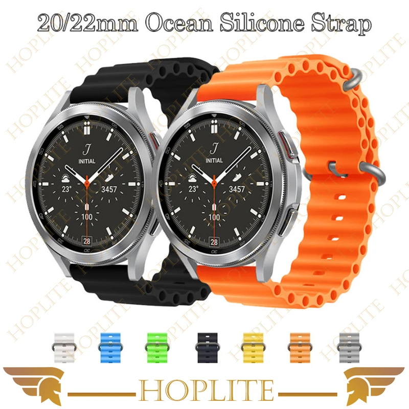 بند هاپلایت مدل Ocean مناسب برای ساعت هوشمند سامسونگ Galaxy Watch Active 1 / Active 2 40mm / Active 2 44mm / Watch 3 41mm / Watch 4 40mm / Watch 4 42mm / Watch 4 44mm / Watch 4 46mm