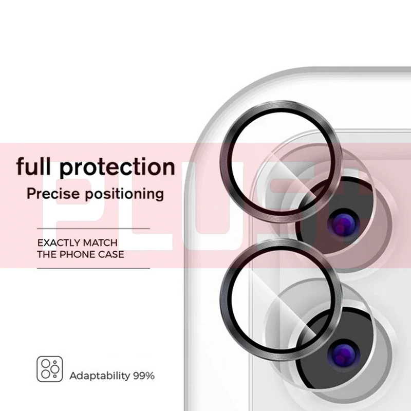 محافظ لنز دوربین پلاس مدل Ring-Metal-PL مناسب برای گوشی موبایل شیائومی Redmi Note 13 5g