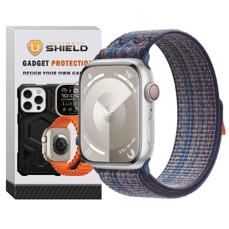 بند آلتیمیت شیلد مدل NK Hyper Nylon مناسب برای اپل واچ 42/44/45 mm سری Se/1/2/3/4/5/6/7/8/9