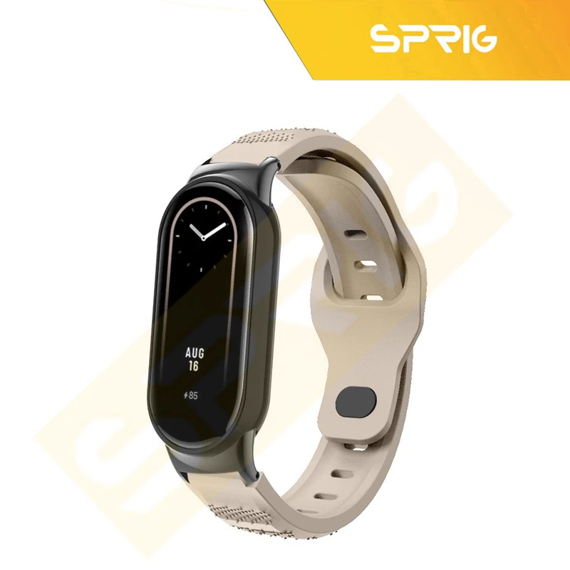 بند اسپریگ مدل Spig Sport Special GD مناسب برای ساعت هوشمند شیائومی Mi band 9 12mm به همراه کاور