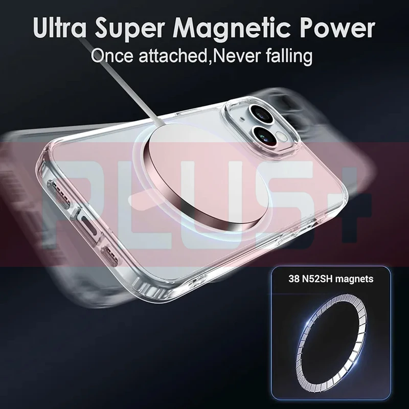 کاور پلاس مدل Clear-Magsafe-PL مناسب برای گوشی موبایل اپل Iphone 15