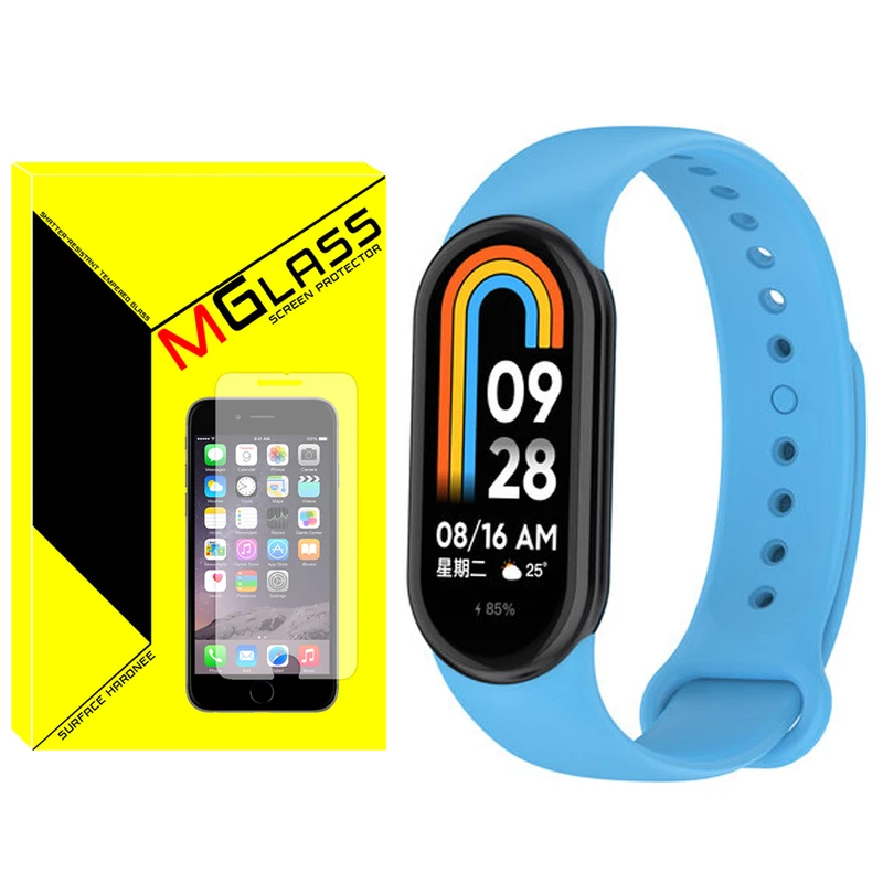 بند ام‌گلس مدل SIC-MG مناسب برای ساعت هوشمند شیائومی Mi band 8