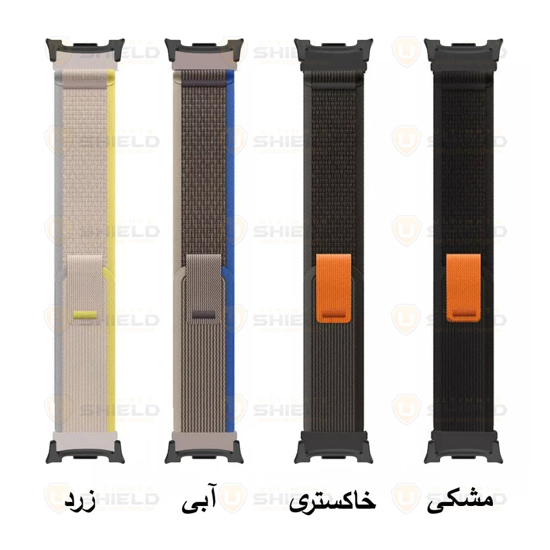 بند آلتیمیت شیلد مدل Trail NV8 BK مناسب برای ساعت هوشمند سامسونگ Galaxy Watch 8 40mm / Galaxy Watch 8 44mm / Galaxy Watch 8 Classic 46mm