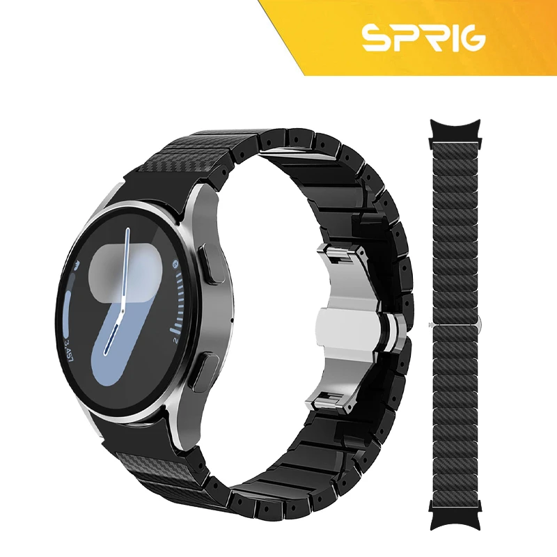 بند اسپریگ مدل Carbon Fiber ORG مناسب برای ساعت هوشمند سامسونگ Galaxy Watch 4/5/6/7/FE 40/43/44/46/47mm