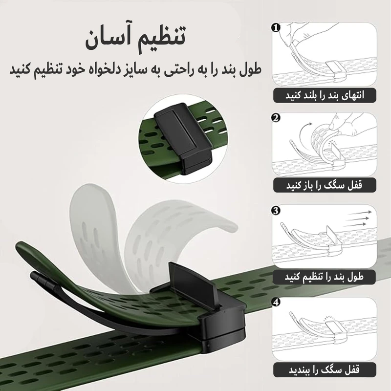 بند هاپلایت مدل NK Silicone Magnet HL TW مناسب برای ساعت هوشمند هایلو GS / GST / GST Lite / LS02 Pro / Solar LS05 / Solar Plus RT3 / Solar Lite / RT2 / RS3 / RT LS05s