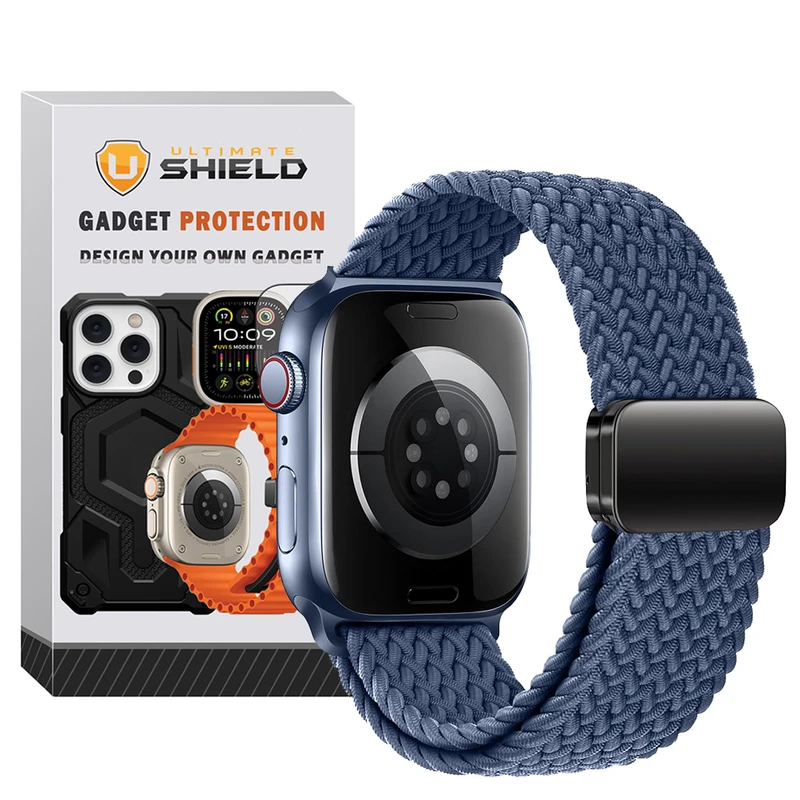 بند آلتیمیت شیلد مدل Braided Magsolo مناسب برای اپل واچ سری 4/5/6/Se سایز 44mm