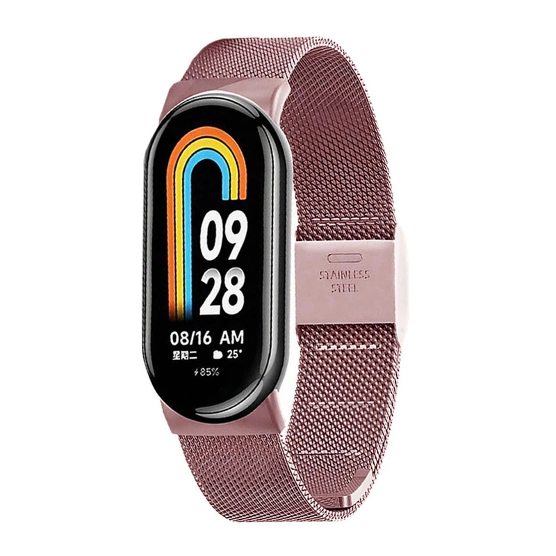 بند آکوآرا مدل Milanese SG GRDH مناسب برای مچ‌بند هوشمند شیائومی Mi Band 8