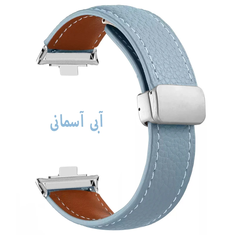 بند اسپریگ مدل Leather Magnet Special مناسب برای ساعت هوشمند شیائومی Mi band 9 Pro