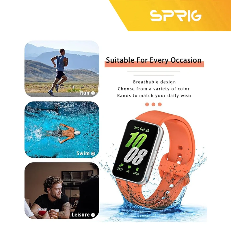 بند اسپریگ مدل Special SGK مناسب برای ساعت هوشمند سامسونگ Galaxy Fit 3 30mm