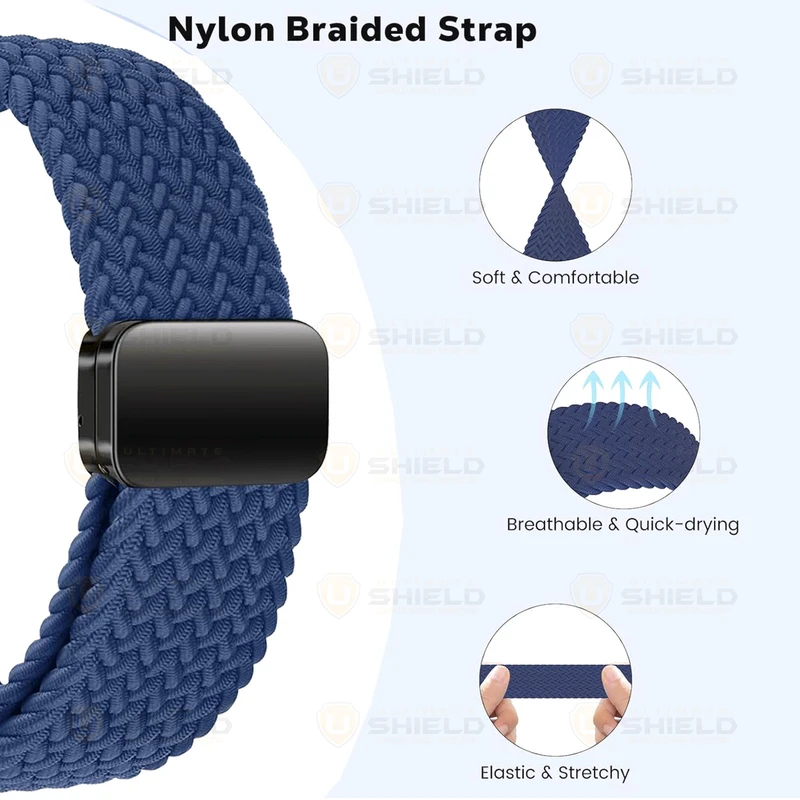 بند آلتیمیت شیلد مدل Braided Magsolo BTN SL مناسب برای ساعت هوشمند سامسونگ Galaxy Watch 6 44mm