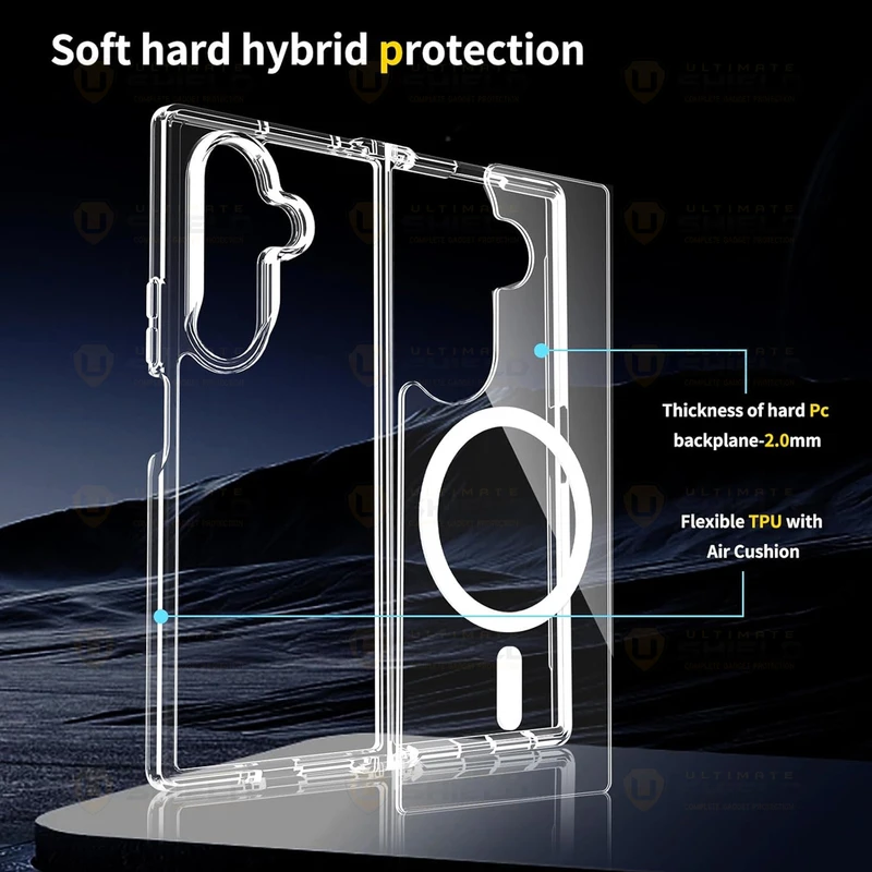 کاور آلتیمیت شیلد مدل Clear Magsafe UL مناسب برای گوشی موبایل سامسونگ Galaxy Z Fold 7
